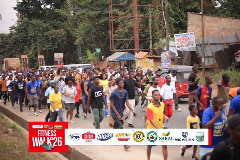 2026 Luv FM Fitness Walk Draws Thousands to Kumasi Streets for Health and Community Bonding