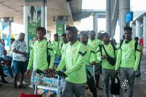 Ghana Futsal Team Touches Down in Lusaka Ahead of Decisive 2026 AFCON Qualifier Against Zambia