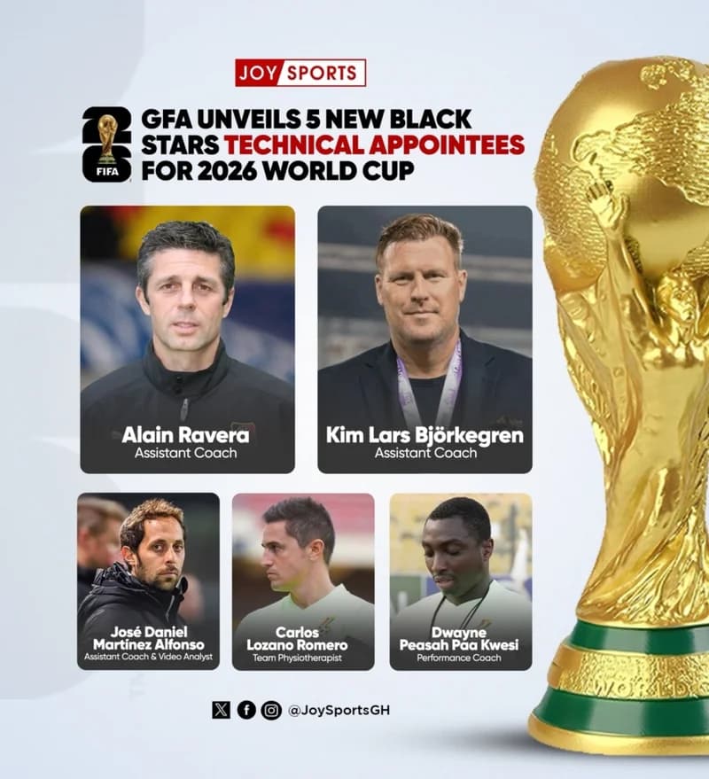 GFA Defends Expanded Black Stars Technical Team as Vital for 2026 World Cup Success
