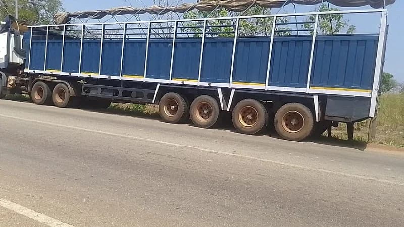 Dambai Police Intercept Trailer Carrying Suspected Narcotics; Driver at Large