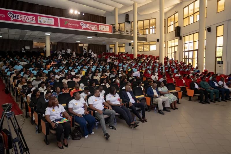 Some participants at the ShePower Summit 2026 held at the College of Engineering, KNUST.
