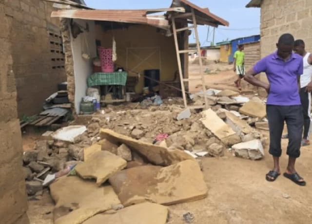 Tragic Building Collapse in Awutu Papaase Claims Young Life as Social Welfare Concerns Mount
