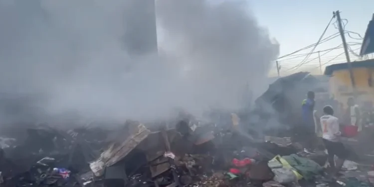 Fire Ravages Berekum Cinema Hall, Destroying Property and Critical Documents