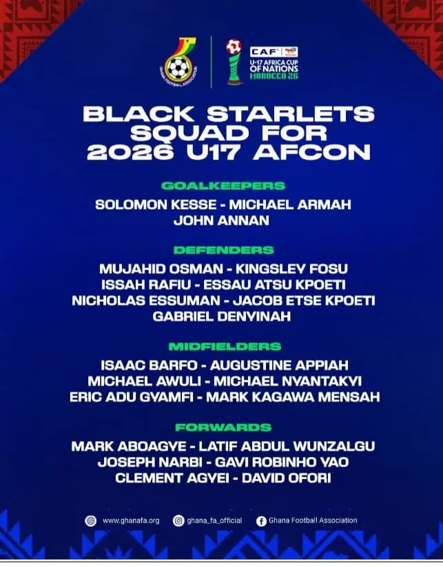 Ghana Youth Teams Gear Up: Black Starlets Arrive in Morocco for AFCON as Princesses Seek World Cup Berth in Uganda