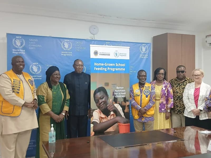 WFP and Lions Club Launch Pilot Home-Grown School Feeding Program for 33,500 Ghanaian Students