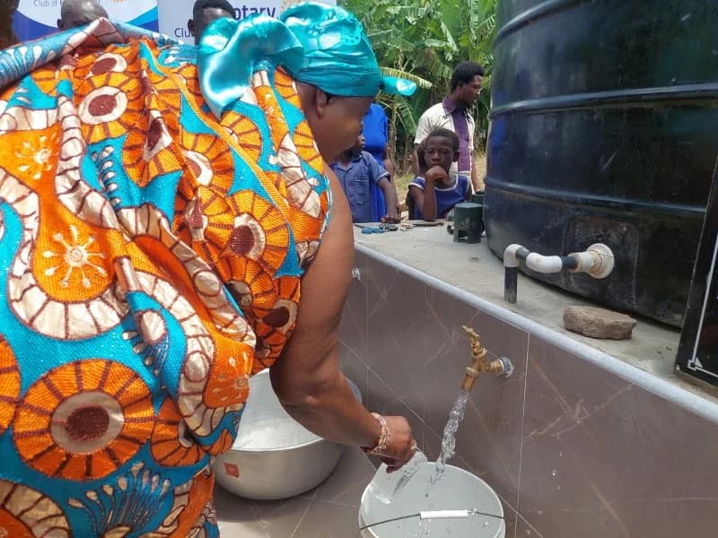 Rotary Club of Kumasi-East Delivers Potable Water Project to Nintin Community