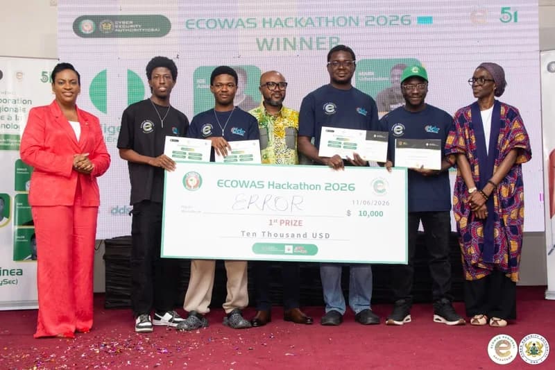 Nigeria's Team "Error" Wins $10,000 Grand Prize at 4th ECOWAS Regional Cybersecurity Hackathon