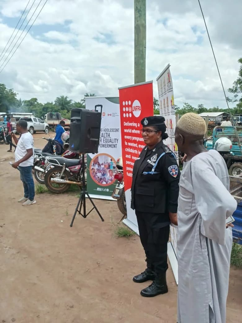 Adaklu District Police Commander Warns of 25-Year Jail Terms for Rape and Defilement During Community Health Forum