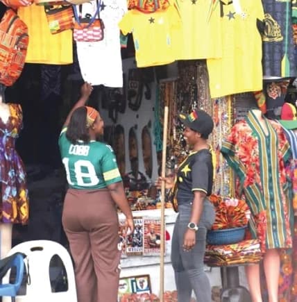 The demand for the Black Stars’ jersey has soared in Kumasi