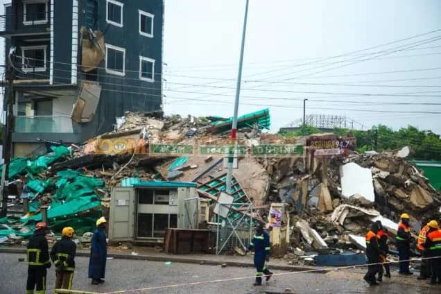 NADMO Accelerates Demolition of 16 Unsafe Structures in Accra Following Deadly Avenor Building Collapse