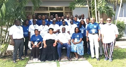 Facilitators and participants after the meeting