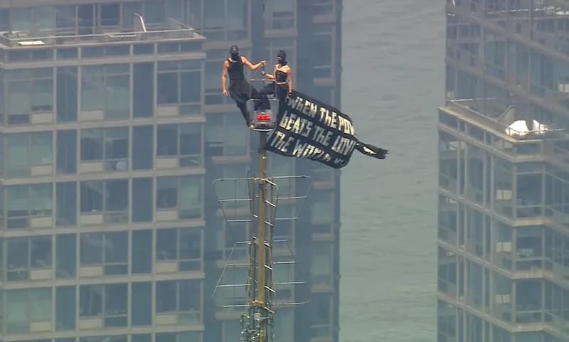 Daredevil Climbers Angela Nikolau and Ivan Beerkus Detained After Viral Empire State Building Proposal