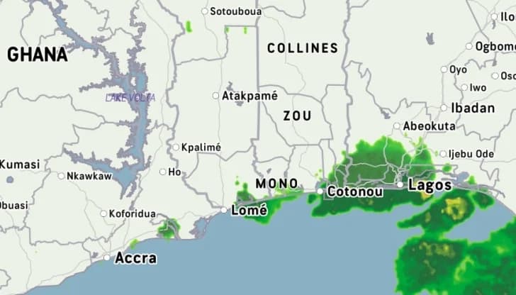 GMet issues weather warning as rainstorm approaches Southern Ghana; See affected areas