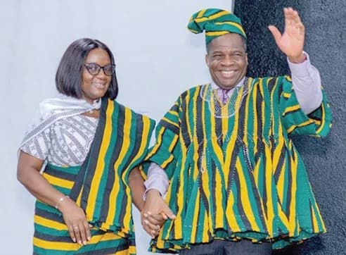 Rev. Stephen Wengam and his wife, Lady Monica Wengam, were honoured by the Upper East Region B Assemblies of God at Zebilla