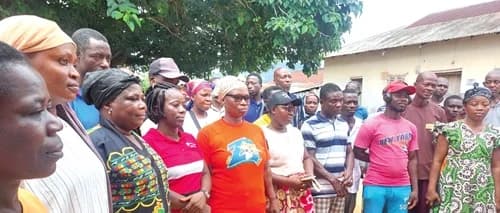 Some Guan constituency branch executives of the party being sworn into office