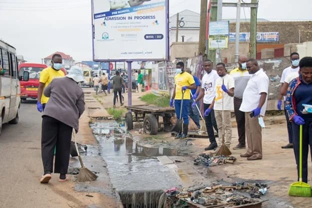 CalBank joins national clean-up exercise