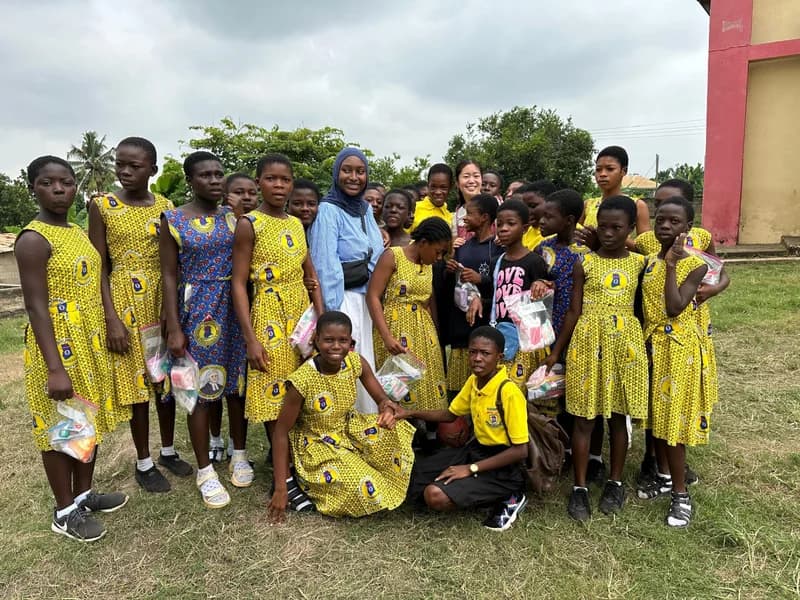 Northeastern University Students Support Bonwire Schools with Educational Donations and Health Outreach
