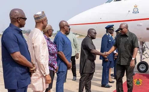 President Mahama heads to Jamaica for four-day official visit