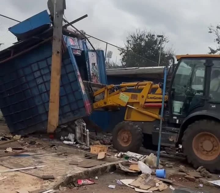 KMA Task Force Demolishes Unauthorized Structures Near Baba Yara Sports Stadium to Restore Order
