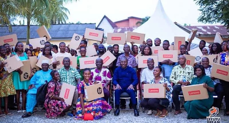 Alexander Afenyo-Markin Equips Effutu Teachers with 100 Laptops to Drive Digital Education