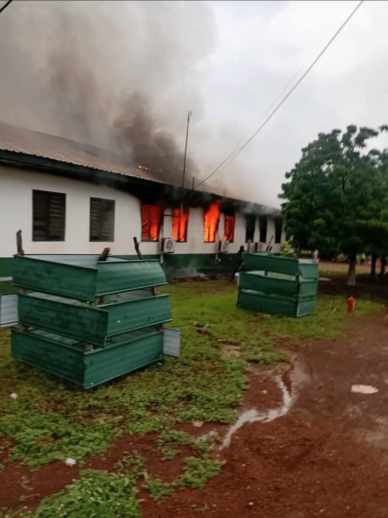 Gushegu Nursing and Midwifery Training College Fire Sparks Urgent Calls for District Fire Station