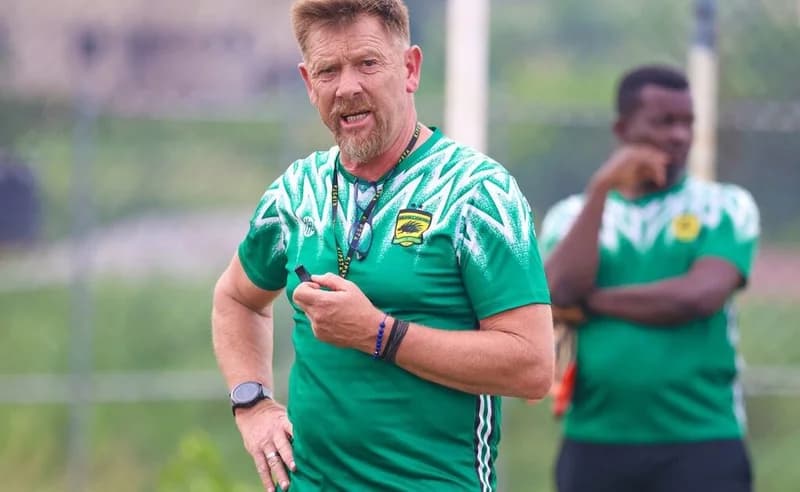 Asante Kotoko Coach Eric Tinkler Slams Poor Pitches as Major Barrier to Player Development in Ghana