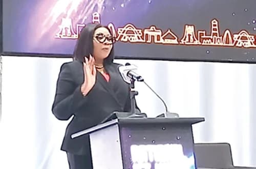Matilda Asante-Asiedu, Second Deputy Governor, Bank of Ghana, speaking at the 2026 National ICT Week