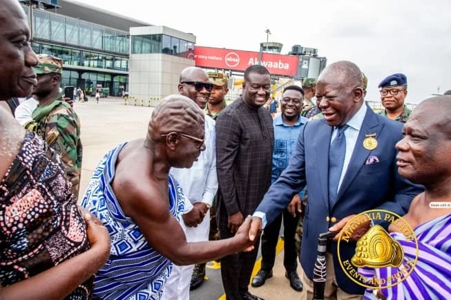 Asantehene on a two-week working visit to the USA ahead of Akwasidae Kɛse
