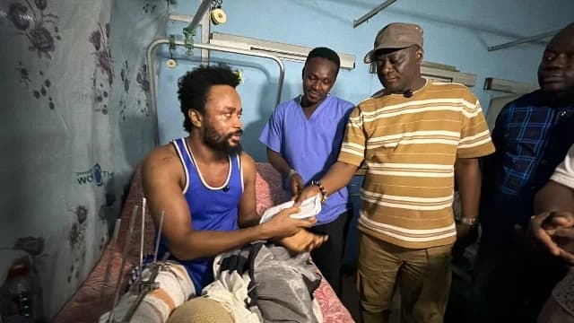 Western Regional Minister Joseph Nelson Intervenes to Secure Release of Accident Victim Detained Over GH¢39,000 Debt