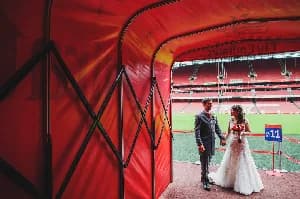 Arsenal FC Opens Emirates Stadium as Wedding Venue for Loyal Supporters