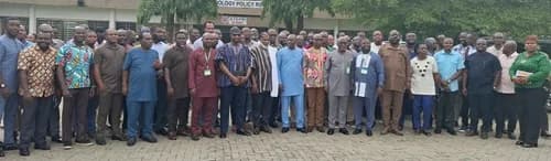 A section of the participants in the licensed surveyors course