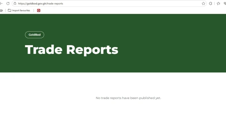 Public policy research institute demands answers from GoldBod over 'missing' trade reports from website
