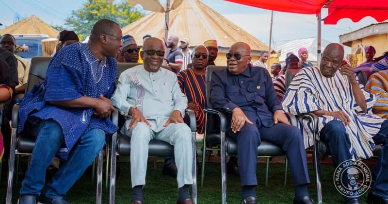 Former President Nana Akufo-Addo Pays Final Respects to Late Ya-Naa Abukari II at Gbewaa Palace