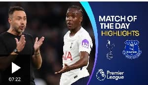 Mohammed Kudus and Tottenham Hotspur Face Fan Backlash After Goal-Shy Stalemate Against Everton