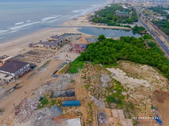 Pink Flamingo, other structures demolished at Laboma Beach
