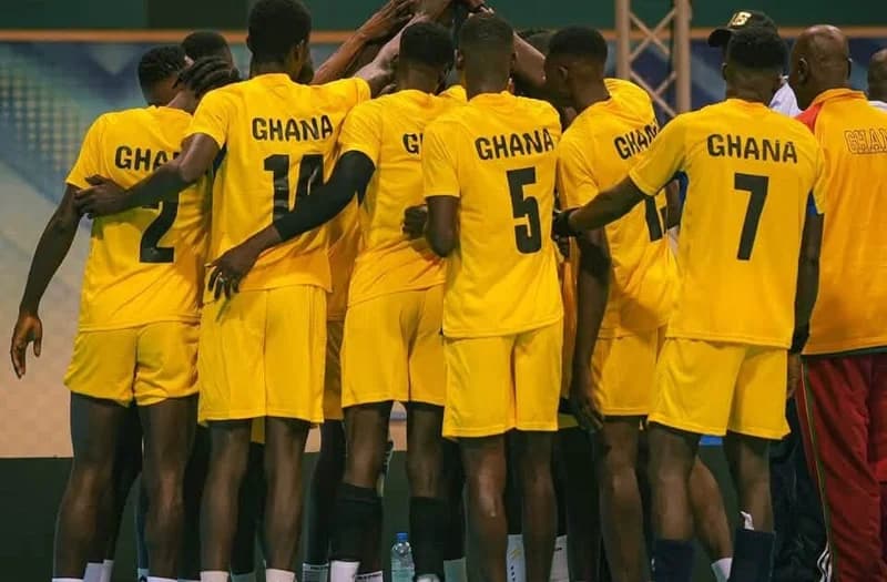 Ghana’s Black Spikers Suffer Straight-Set Defeat to Tunisia in 2026 Africa Nations Volleyball Championship Opener