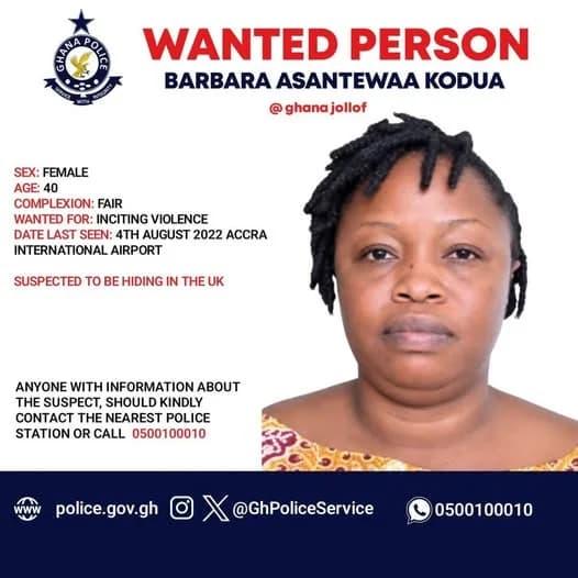 Ghana Police Arrest School Official for Defilement and Declare 'Ghana Jollof' Wanted for Incitement
