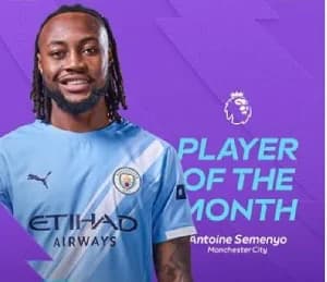 Antoine Semenyo Shortlisted for Premier League Player of the Month After Manchester City Heroics