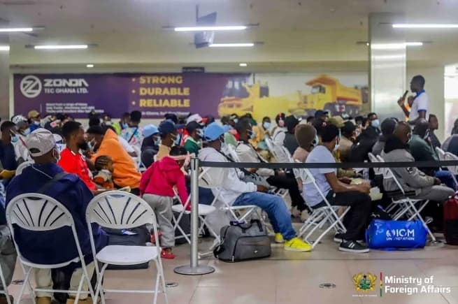 180 Ghanaians repatriated from Libya with support from IOM, ECOWAS