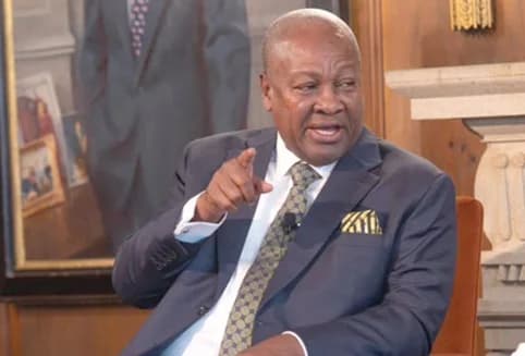 President John Dramani Mahama speaking at the Council on Foreign Relations in New York