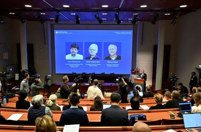 German and US scientists win Nobel medicine prize for work on optogenetics
