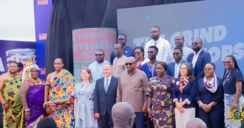 John Dramani Mahama commissions Nestlé’s 30,000-tonne milk production line