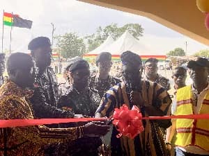 Philibert Selorm Fummey commissions new police station in Adoagyiri