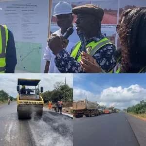 Big Push: Kofi Job completes first phase of Tepa-Marban-Goaso Road 15 monthsahead of schedule
