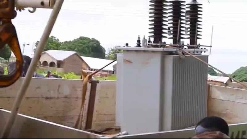Alhaji Farouk Aliu Mahama donates 100kVA transformer to Nayilifong