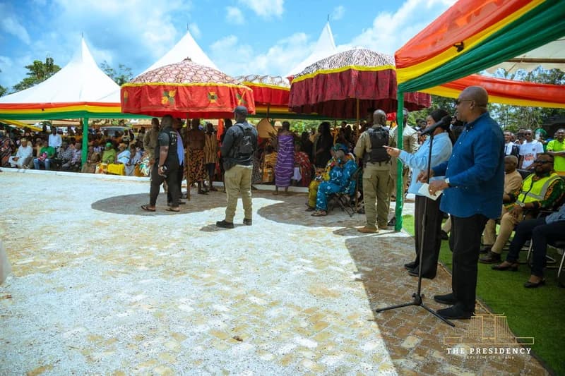 John Dramani Mahama commissions CHPS compounds in Ahafo Region