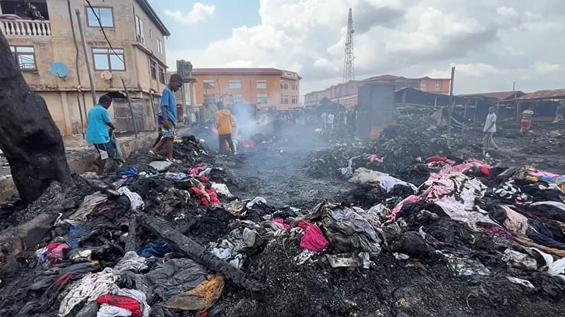 Tafo Moro Market fire destroys stalls and merchandise in Kumasi