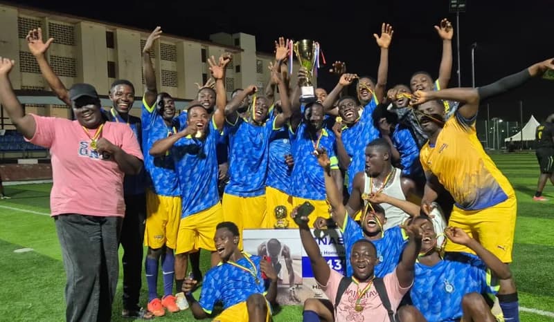Kumasi Central Prisons wins football at Luv FM Corporate Games