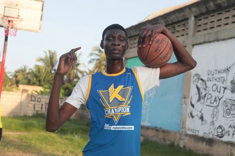 Ephraim Zinser Mac-Saawa joins Pep Sports for basketball training