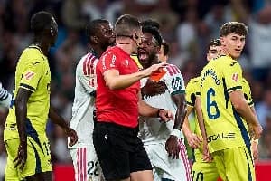 Vinicius Junior receives four-match ban after Villarreal red card